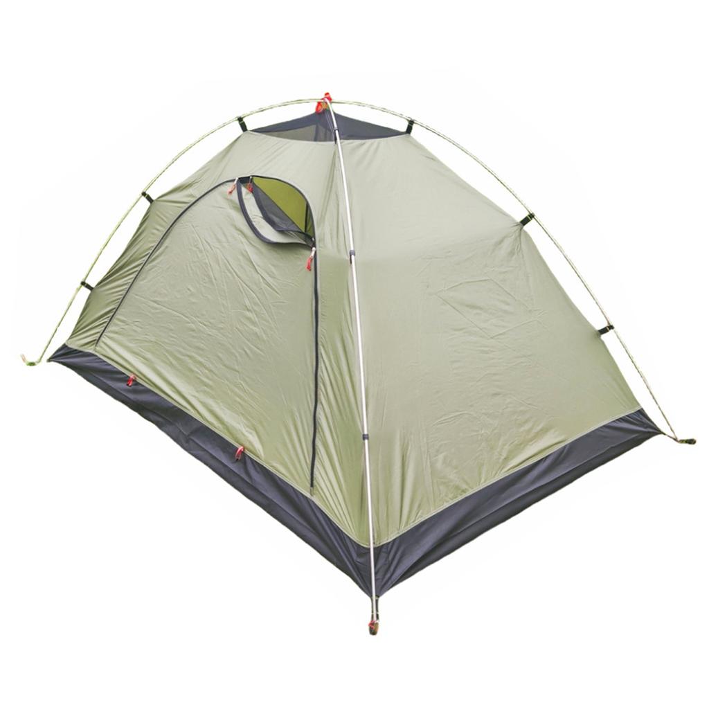 2-местная палатка для кемпинга, водонепроницаемая, легкая, отдельно стоящая, алюминиевая, с шестами