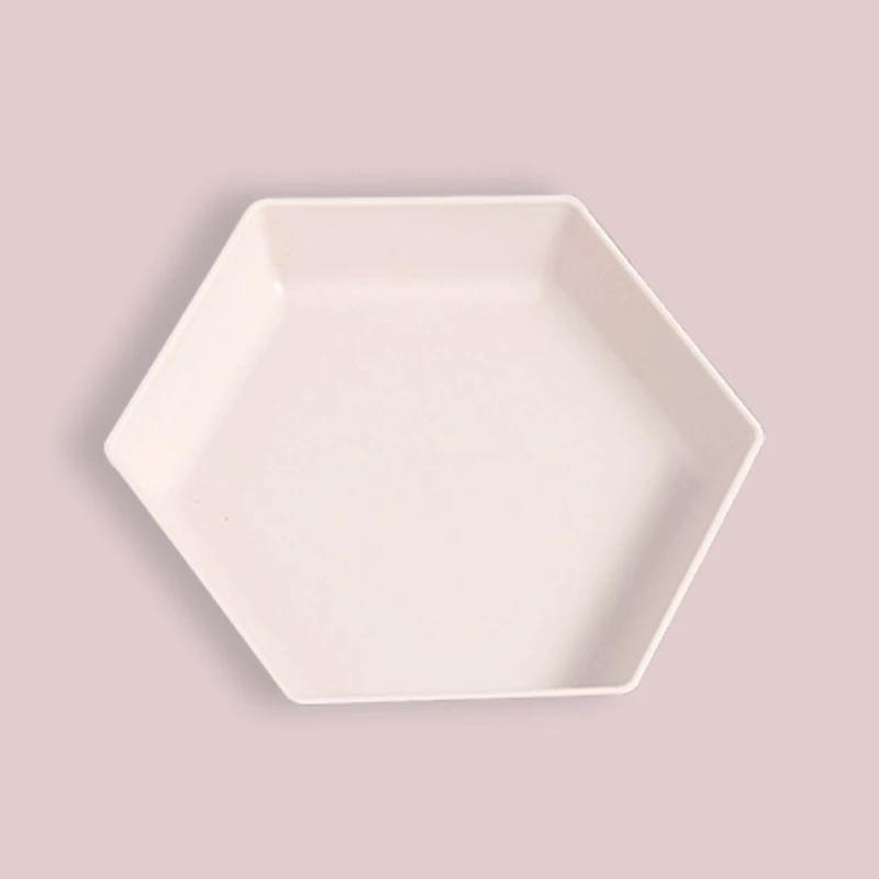 Пшеничная соломенная тарелка Посуда Обеденный набор тарелок Пластиковые тарелки Блюдо для торта Салатница Тарелки для пикника Небьющиеся Можно мыть в посудомоечной машине