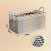 Pvc Transparent Storage Box Reinforced Handles Clothes Stackable Practical Sundries Boxes Storage Box Foldable Multi Purpose Bin