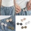Pants Waist Buttons Alloy Tighten Waist for Skirt Pants Jeans Adjustable Waist Clip Clothing Accessories
