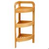 5five - 3-tier Corner Shelf 23cm Bamboo