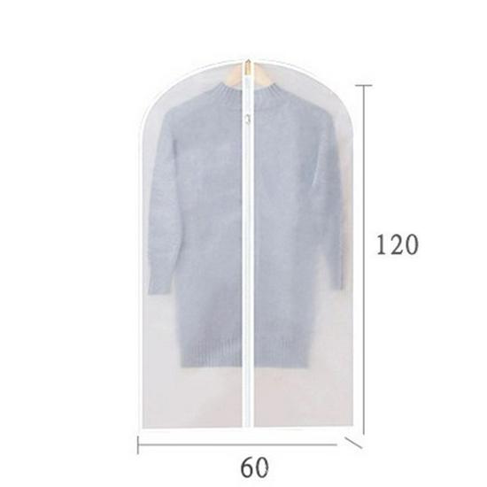 Прозрачные чехлы для одежды для пальто, платьев и пиджаков - Набор сумок для хранения