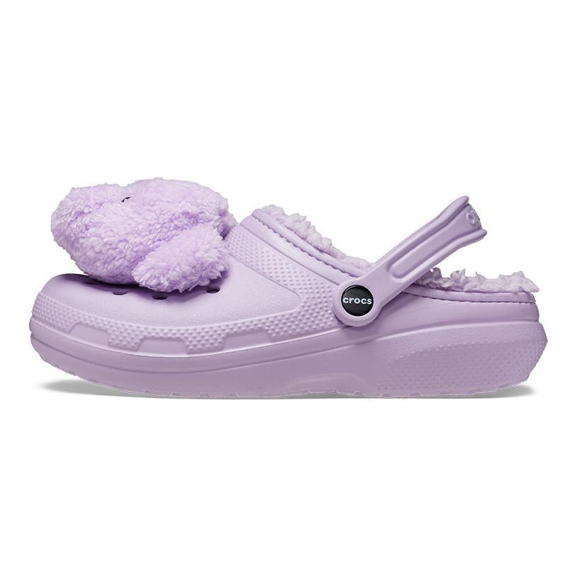 Crocs Классические утепленные клоги Lazy Oaf Three Eyed Teddy 207697-90H