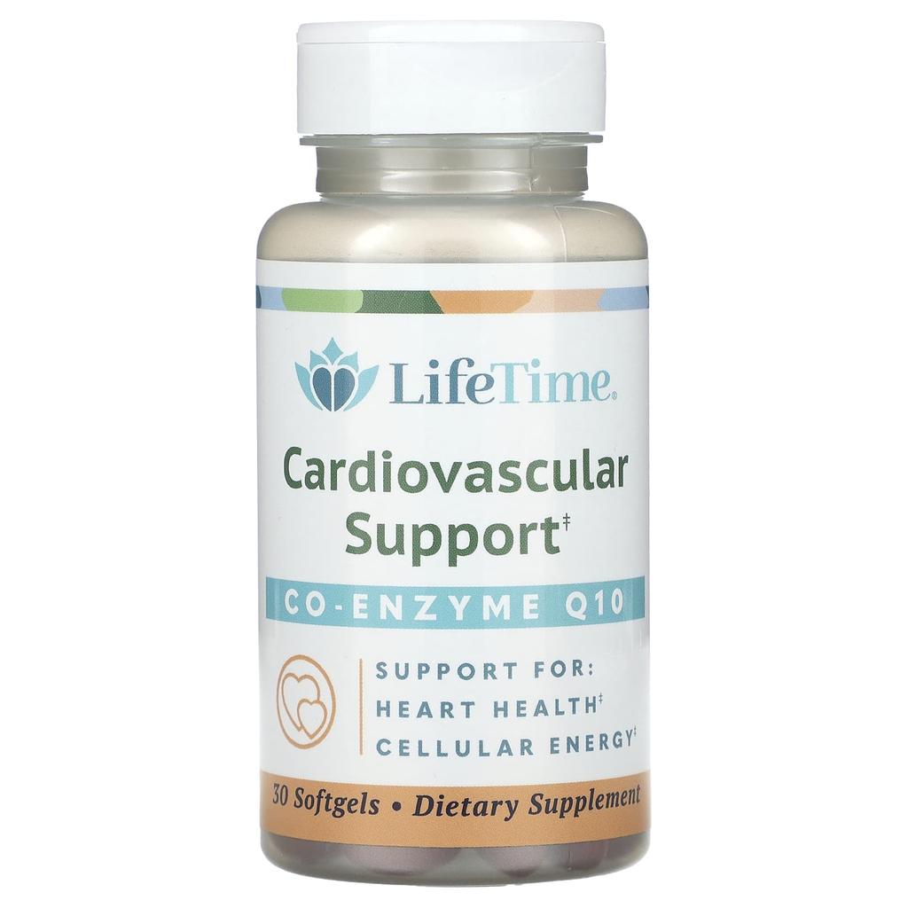 LifeTime Vitamins, поддержка сердечно-сосудистой системы, 30 мягких капсул