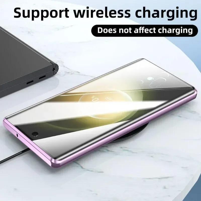 Magnetic Double Sided Tempered Glass Case For Huawei Honor Magic 6 5 Lite 4 Full Lens Protective Metal Bumper Flip Cover