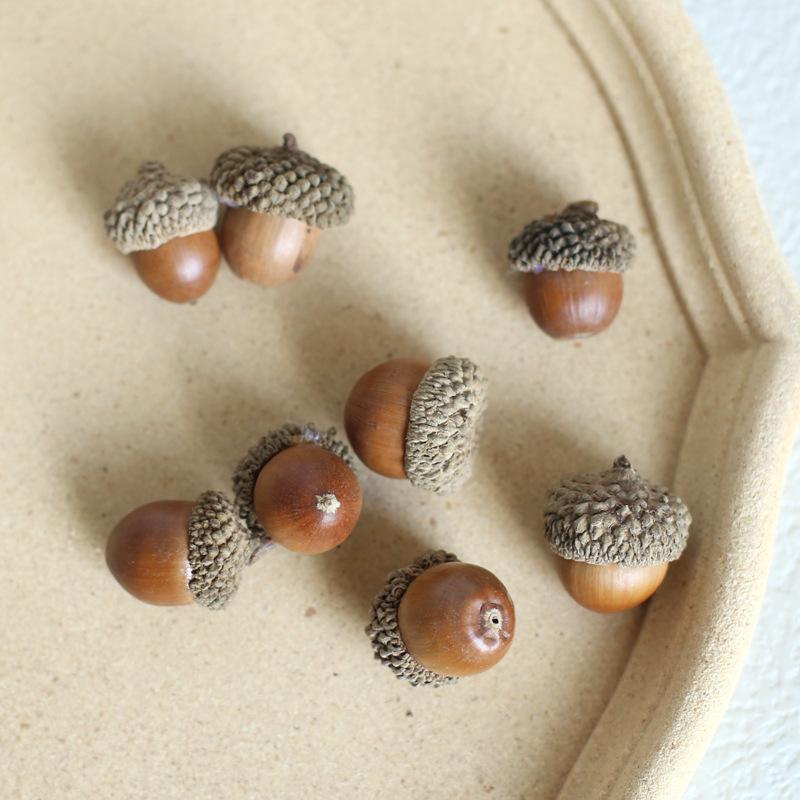 Dried Real Flowers & Materials: Pine Cones, Acorns, Cotton, Adhesives, Sunflowers - DIY Scented Floral Decor & Photography Props