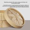 "Handmade Bamboo Steamer for Home & Commercial Use - Ideal for Steamed Buns"