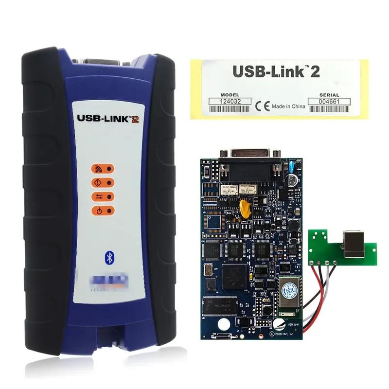 Nexiq-2 USB Link 2 оригинальный 125032 Дизельный грузовой интерфейс диагностики с программным обеспечением Bluetooth для сканера тяжелых грузовиков Инструмент