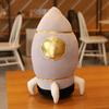 Creative Simulation Space Astronaut Doll Plush Toy Space Rocket Spaceship Pillow Children's Doll Ragdoll