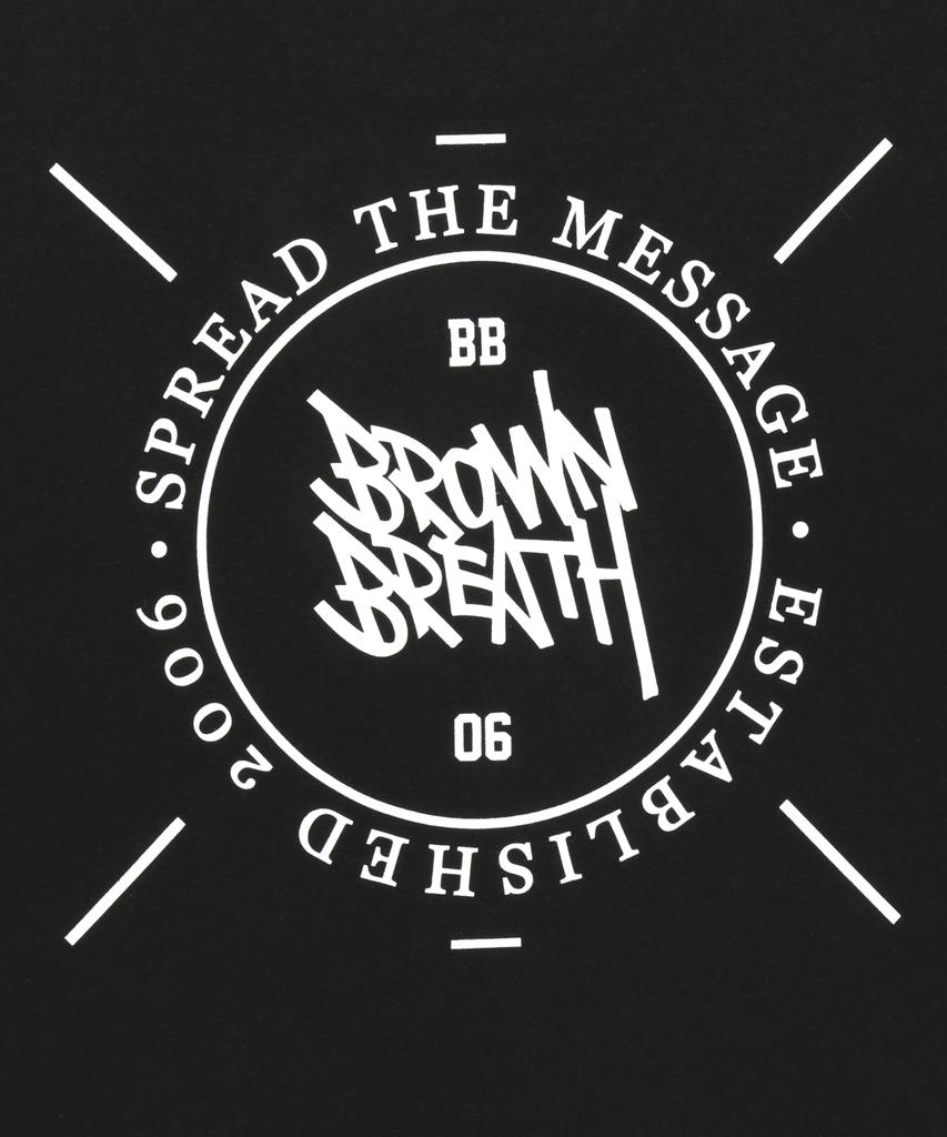 Футболка с биркой-штампом BROWNBREATH - Черная