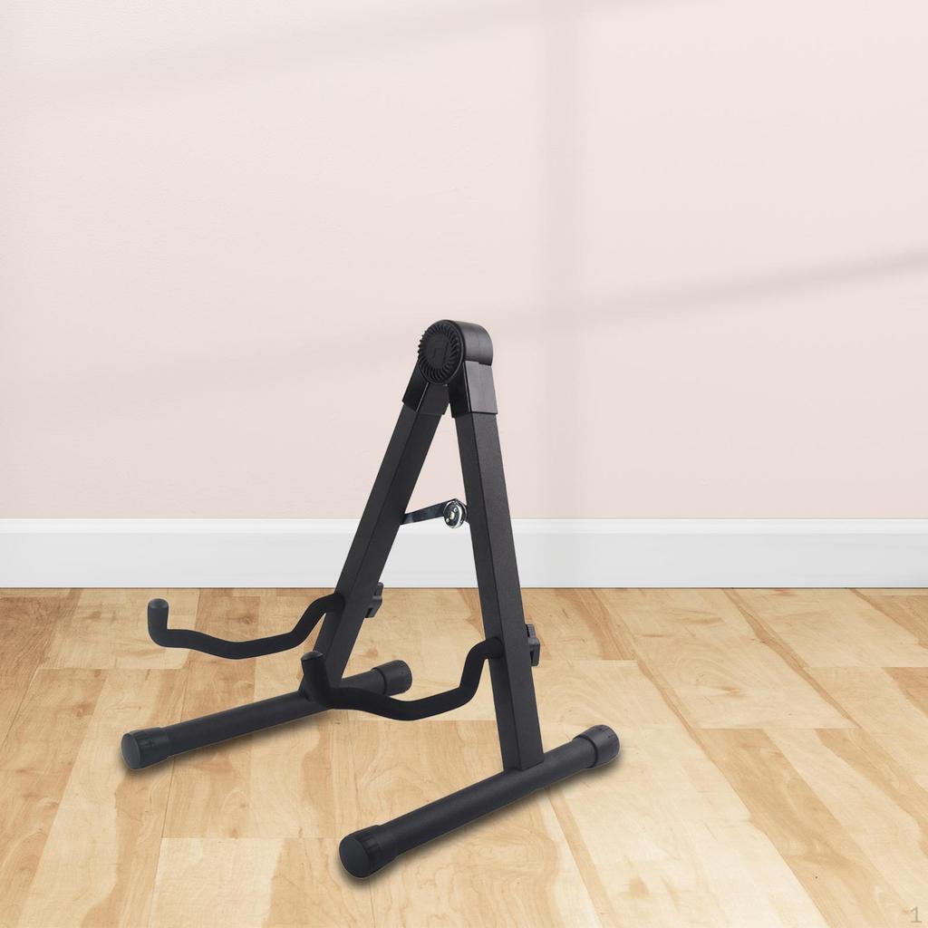 Складная гитарная стойка А-образной рамы Поролоновые держатели Стабильная поддержка Держатель для скрипки укулеле классической гитары