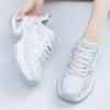 Starry Night Flight 2025 Spring New Casual Shoes Women's Thick-soled Heightening Breathable Mesh Sequins Silver Daddy Shoes Women