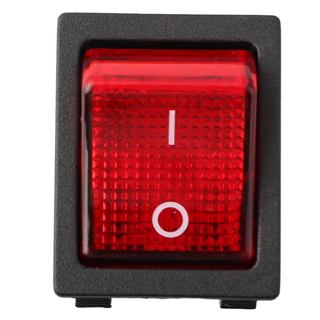 KCD4 Special For Welding Machine 30A 250V High Current 22*29 Red Copper Rocker Power Switch 4Pin Button Electrical Accessories