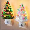 Atmosphere Light Creative Christmas Tree Resin Night Light Christmas Party Interior Decoration Hanging Light