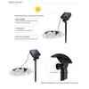 LED Outdoor Street Light Garland Fairy Solar Light String Solar Garden Powered Decoration Lamp For Path Street Lawn Outdoor Fence Lighting