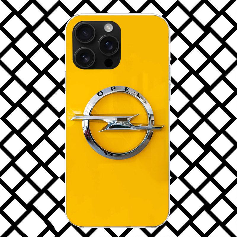 AAHD1 O-Логотип Opel Чехол для телефона на iPhone 17 Air 16 16E 15 14 Plus 13 Mini 12 11 Pro Max 7 8 + SE 2020 Мягкий чехол Fundas 17 Air 16 1