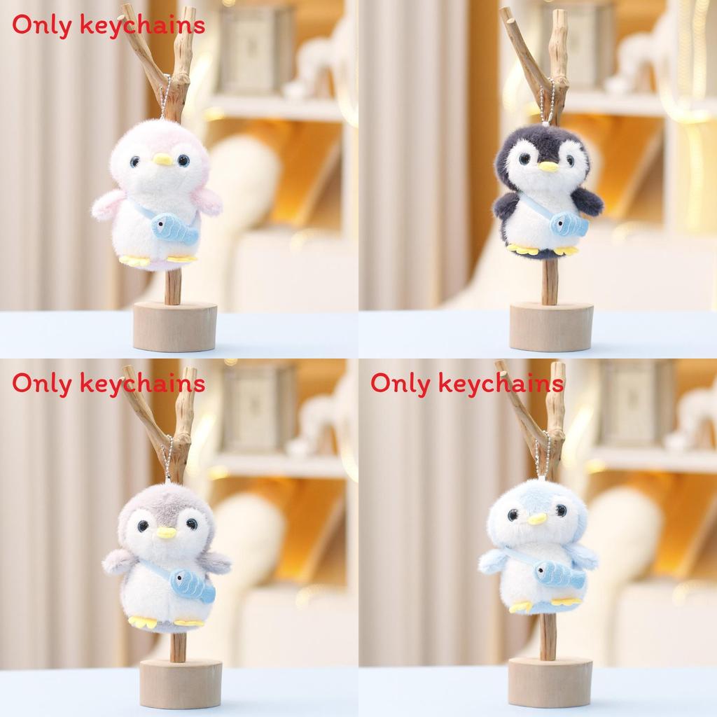 Plush Penguin Toy Keychain With Soft Short Plush For Girls Gift And Bag Decoration