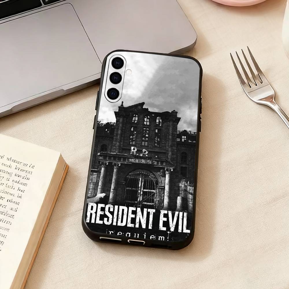 New game Resident-t Evil R-Requiem Phone Case Black Silicone Soft For Samsung Galaxy A73,A72,A71,A70,A53,A52,A51