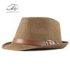 Summer Straw Hat Men's Trendy Fashion Top Hat Women's Sunscreen Sun Hat British Retro Gentleman's Jazz Hat