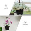FRCOLOR Hanging Set of Hanging Breathable Flower Thickened Hanging Planter Pots for Orchid Hanging Indoor Hanging Decorative Flower Pots Baskets, 6,
