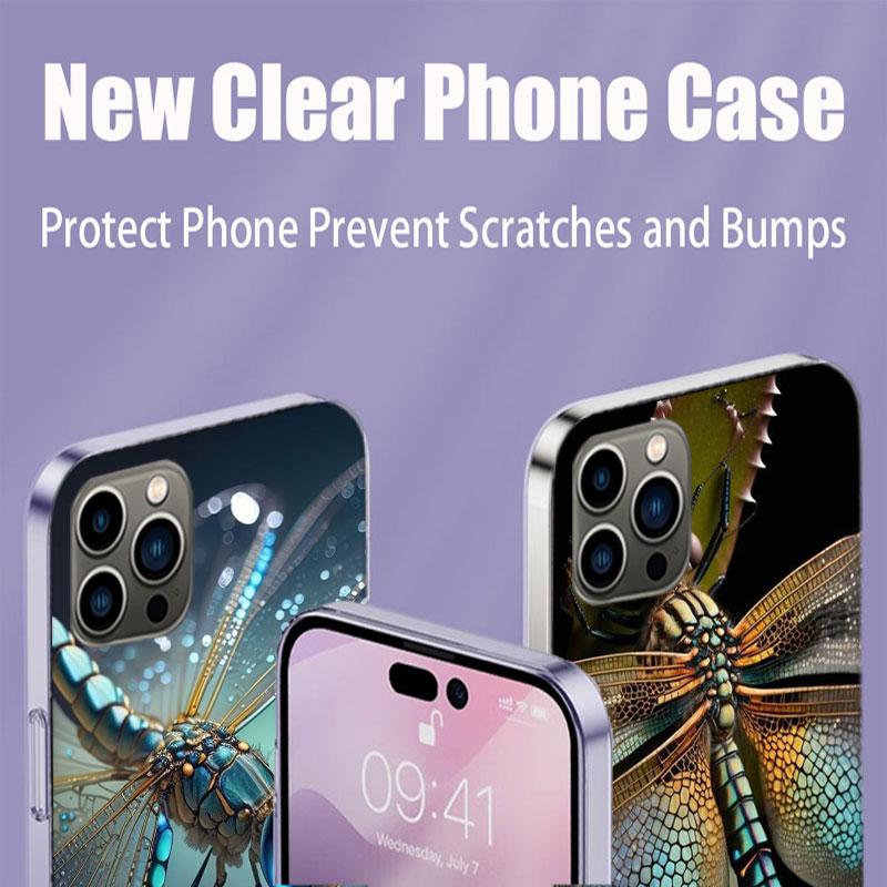 Beautiful Dragonfly Enthusiasts Phone Case For Iphone 17 Air 15 Pro 14 Plus 16 Pro Max 17E 16E 12 13 Mini 11 Cover Cute Fundas