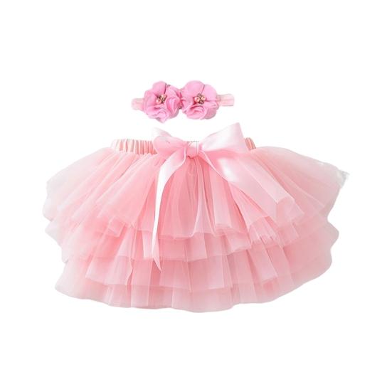 Unique Baby Girls Tutu Skirt Bowknot Design Stretchy Elastic Waist