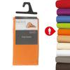 Fitted Sheet - 90x190 Cm - 100% Cotton - Orange - 57 Threads