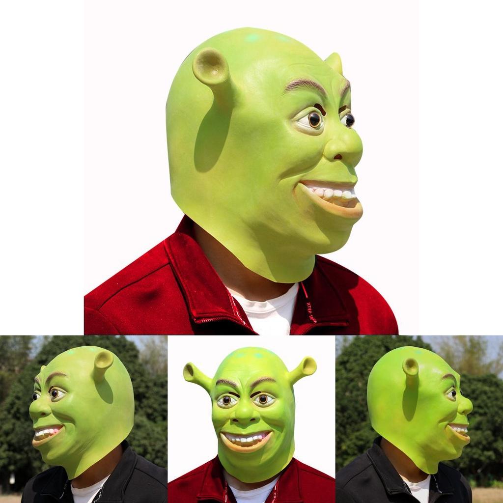 Costume Shrek Mask Mask Cosplay Costume Accessories Halloween Necessities Daily