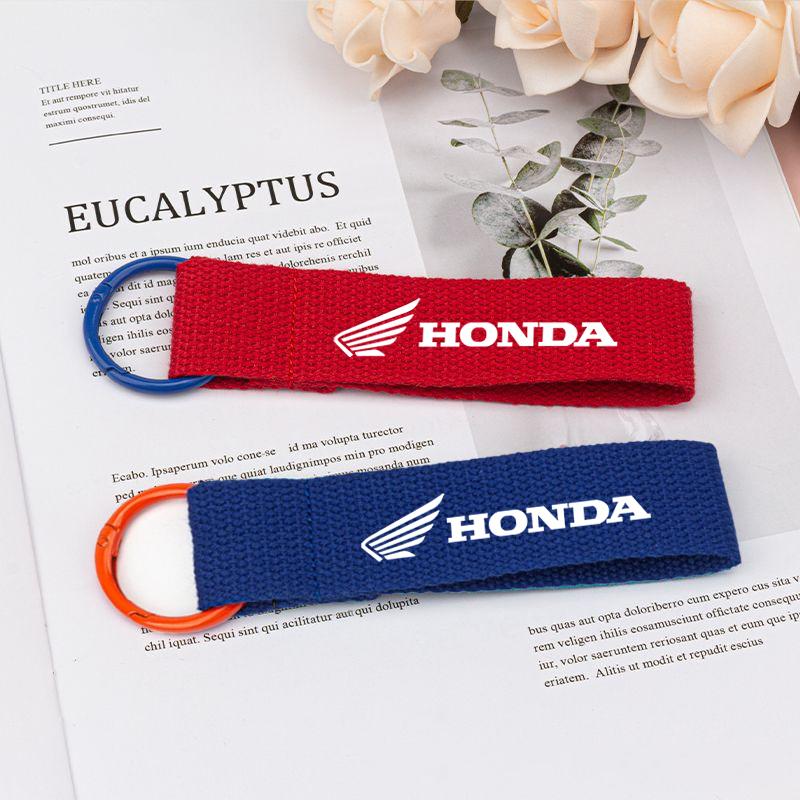 Nylon Lanyard Motorcycle Emblems Keychain Key Chain Ring For Honda CB1000 CB650F CBR250 CBR600RR CB650R Shadow PCX XADV CBR100RR EB1