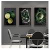 Poster Wall Art Vegetable Canvas Painting Home Decor Kitchen Restaurant Decorative Pictures Broccoli Green Pepper Carrot Lemon