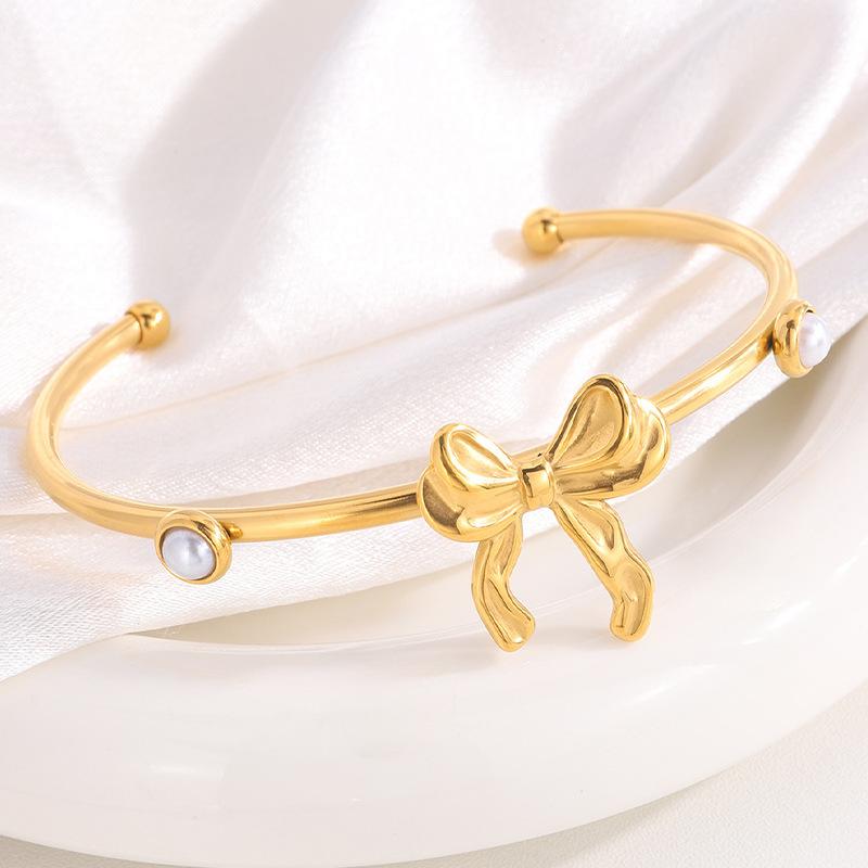 Open C-shaped Bow Color Bracelet Business Attendance Bracelet