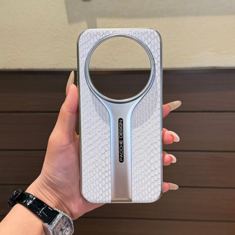 Чехол для Huawei Mate 80/Mate 80 Pro/Mate 80 Pro Max, Роскошный Текстурированный Трек, Жесткая Задняя Крышка, Гальванизированная Рамка, Корпус Телефона