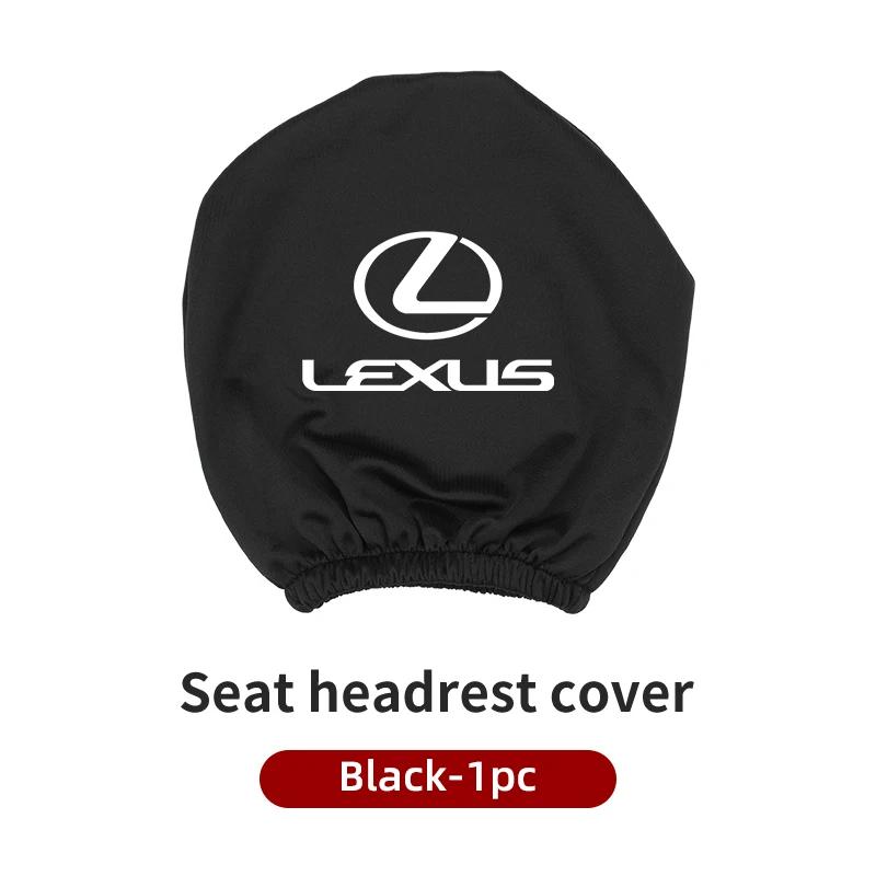 DJSZ3 Car Interior Seat Headrest Cover Anti-fouling Neck Pillow Protector Pad For Lexus CT ES GS NX IS250 CT200h IS300h ES300h RX400h