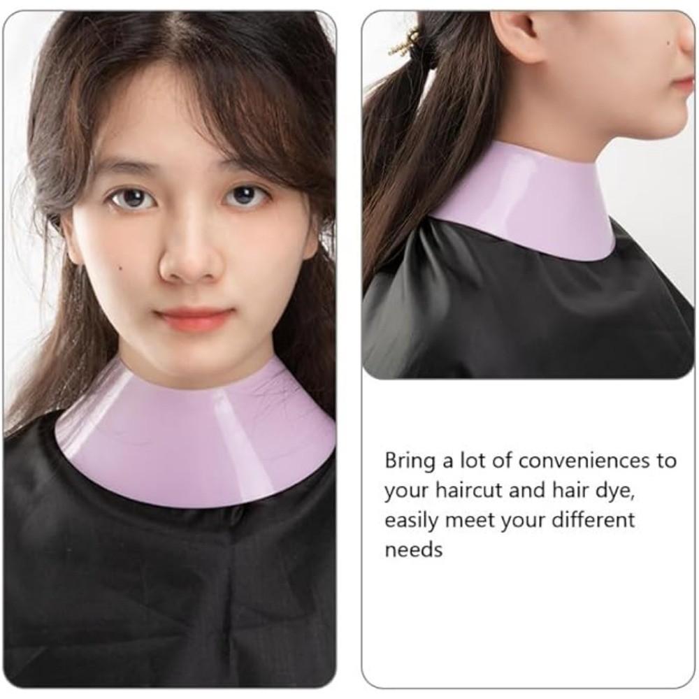 Силиконовый стилистский воротник для стрижки, накидка для окрашивания волос, водонепроницаемая накидка на шею, обертывание, парикмахерские аксессуары