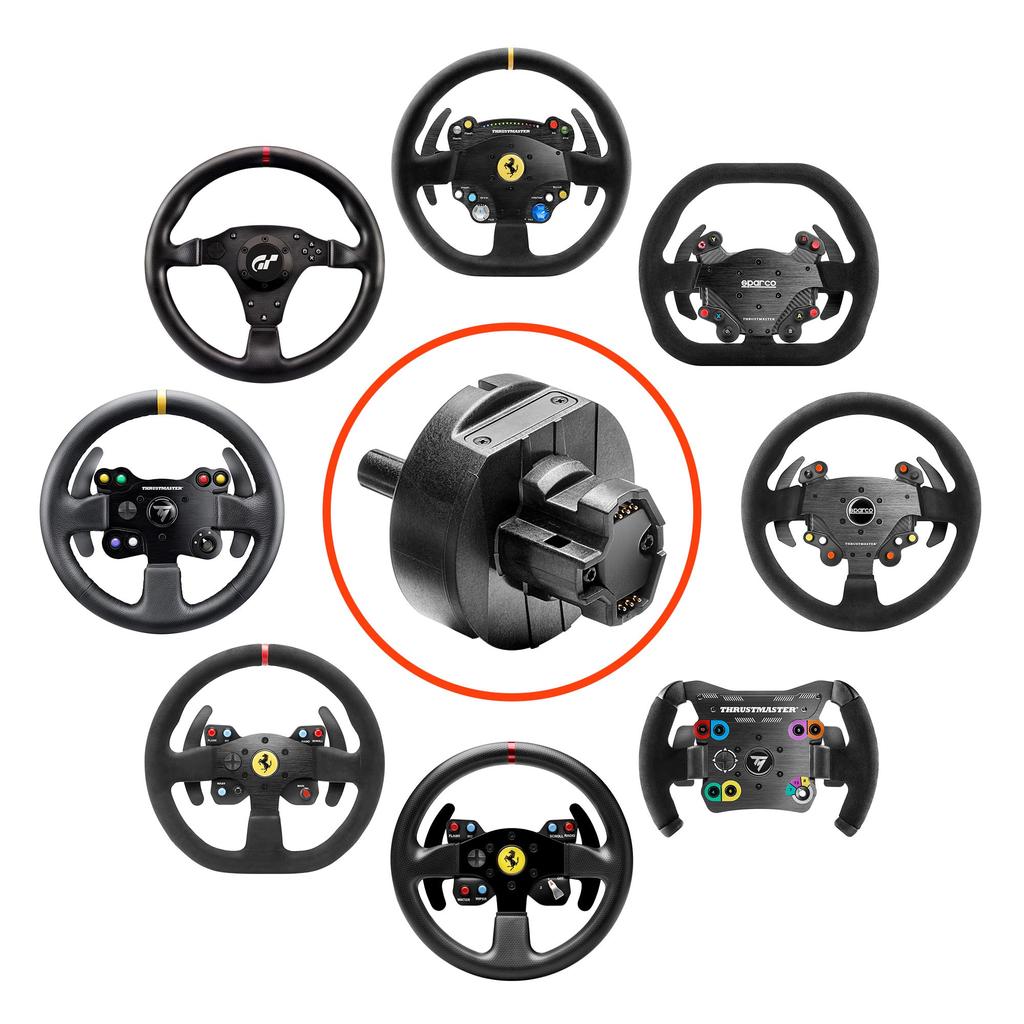 Thrustmaster Quick Release система для ободов руля в Thrustmaster Upgrade, экосистема быстросъемных соединений следующего поколения.