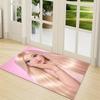 Glamorous Barbie Portrait Carpet Rug Soft Washable Antislip Home Living Room Sofa Mats Personalized Christmas Rug