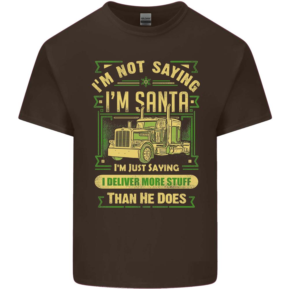 Not Santa Delivery Driver Christmas Funny Unisexs Cotton TShirt Tee Top