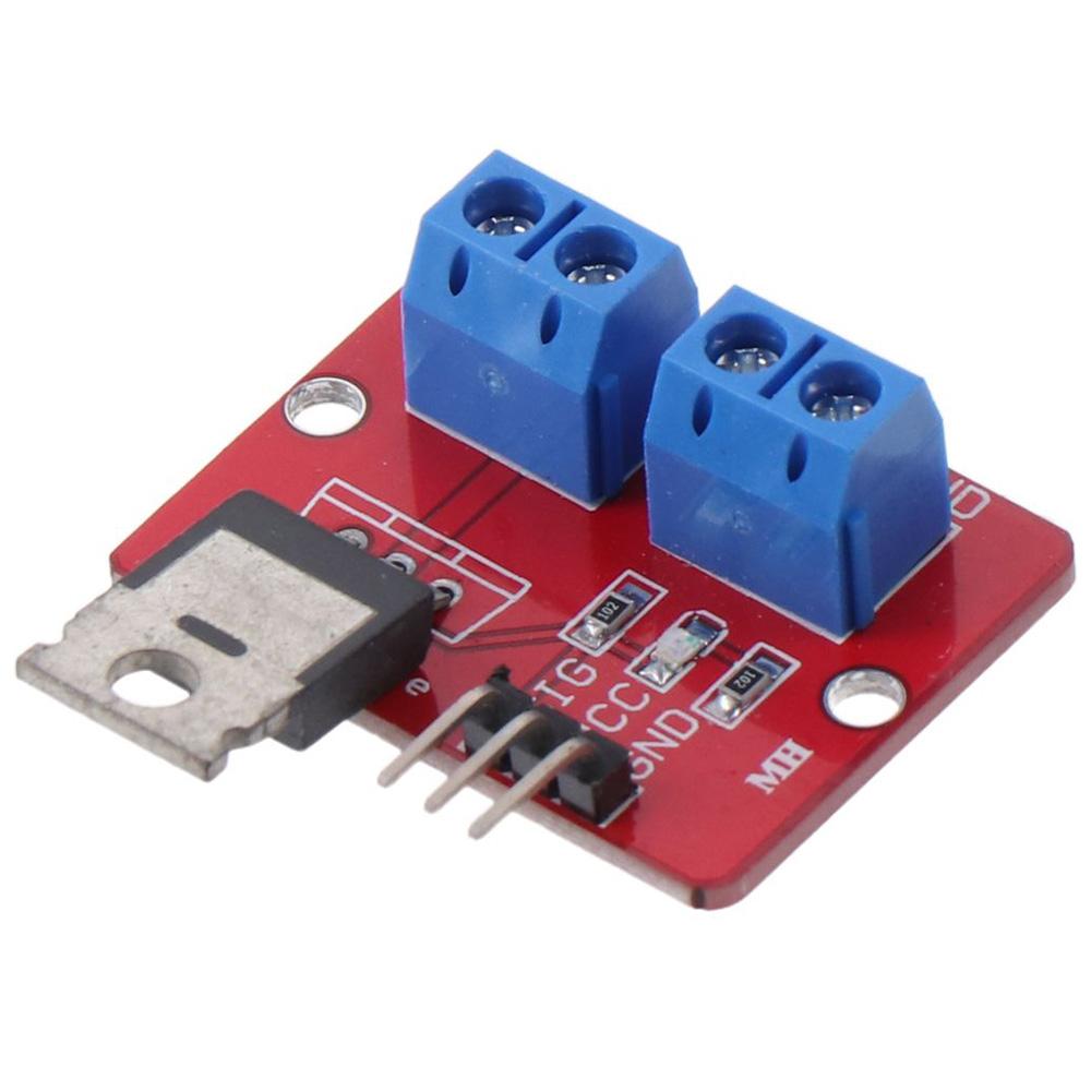 5 шт. IRF520 MOSFET красный Микроконтроллер irf520 mosfet Кнопочный драйвер для Arduino MCU ARM Arduino