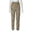 Vintage  Leopard Loose Pants New Streetwear Women Autumn/Winter High Waist Casual Trousers