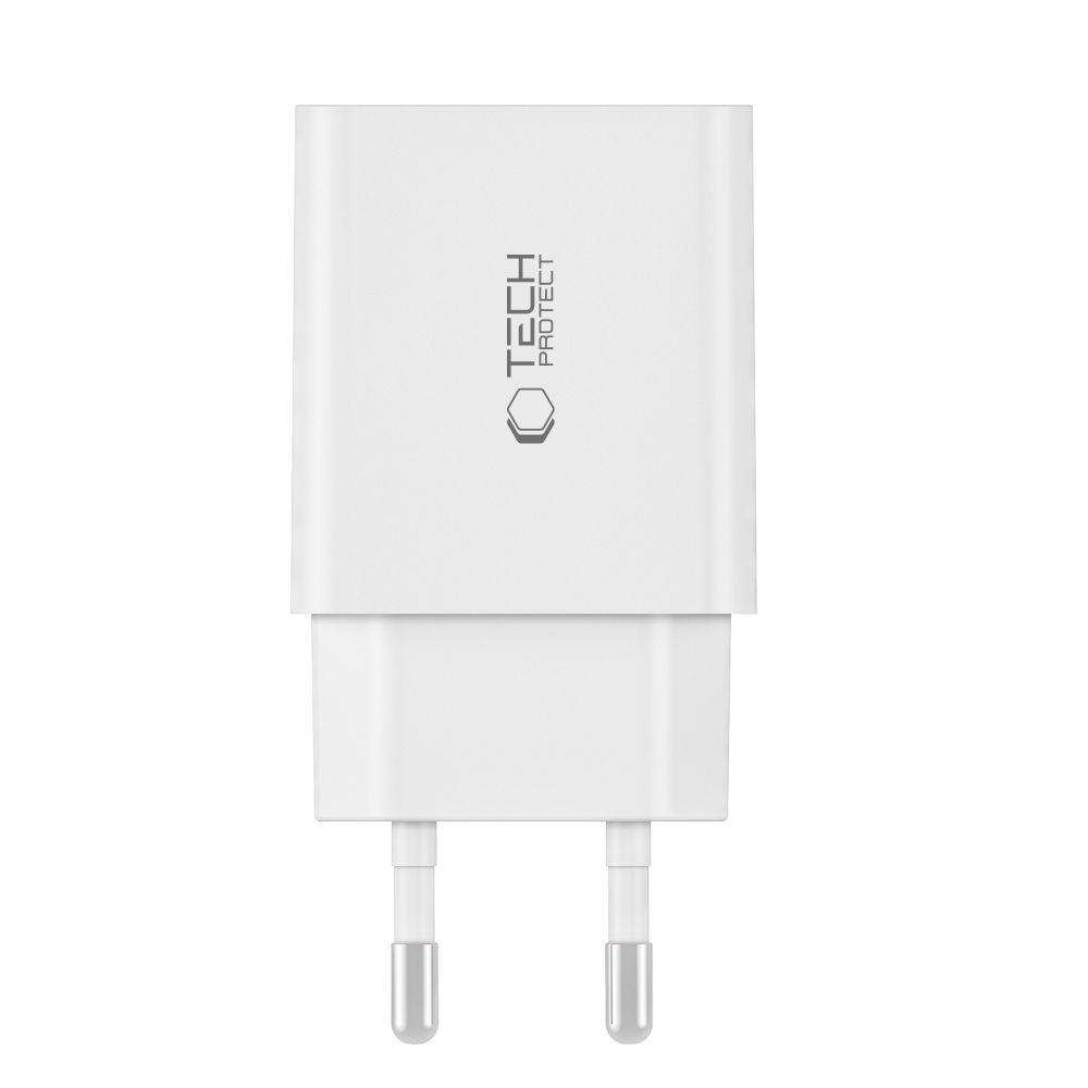 Tech-Protect Nc30W 2-Port Network Charger Pd30W/Qc3.0 White