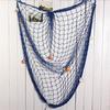 Fishing Net Decoration Wall Art Cotton Fish Net Picture Wall Hanging Fishing Net for Hawaiian Themed Party Under The Sea Party Decoration
