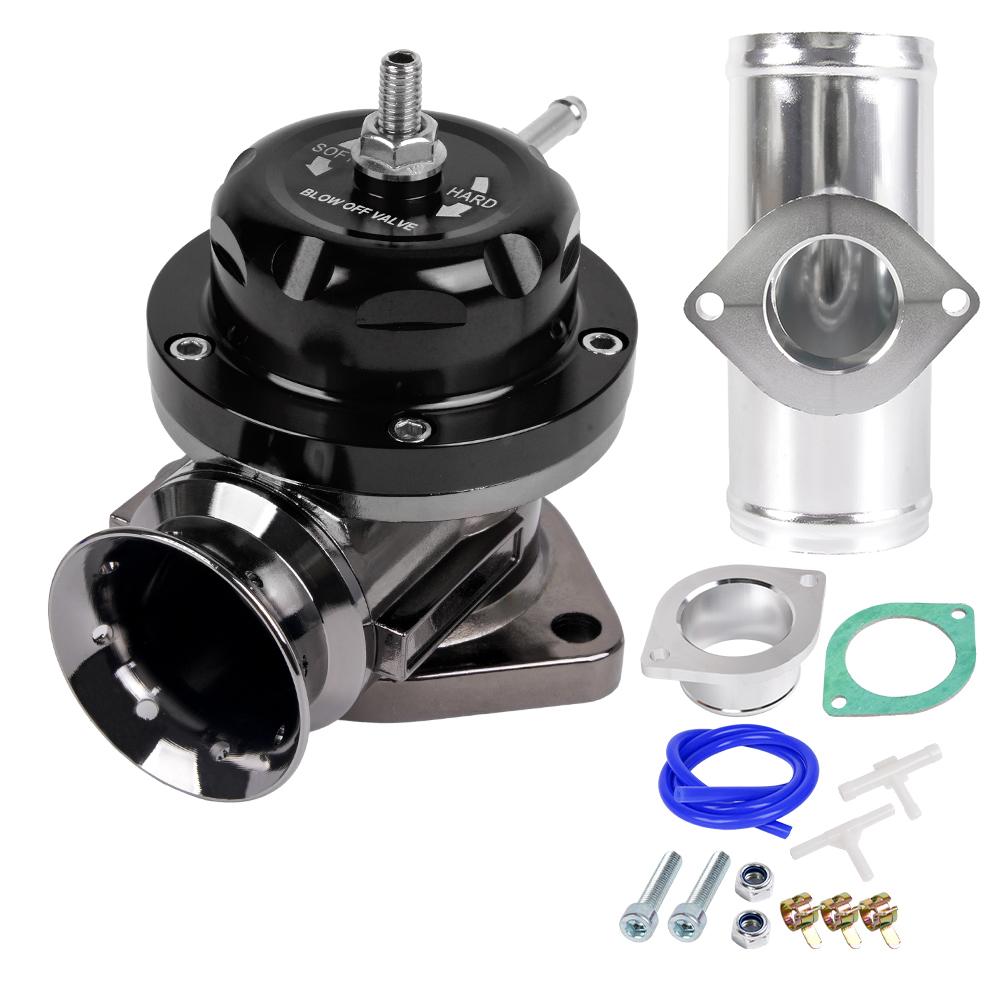 Bartoo-Aluminum Type-RS Turbo Blow Off Valve Universal With 2.5" 63mm BOV Flange Pipe Kit BOV129