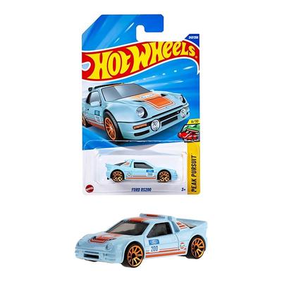 Hot Wheels базовая машинка Ford RS200 Игрушечный автомобиль Миниатюрный автомобиль Возраст 3+ Синий JFN79