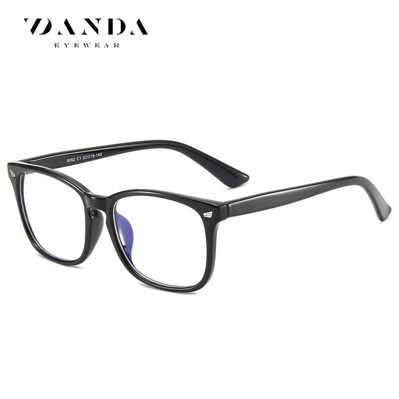 Popular8082Anti-blue light glasses for women, for computer and mobile phone use, anti-fatigue glasses, non-prescription flat lenses