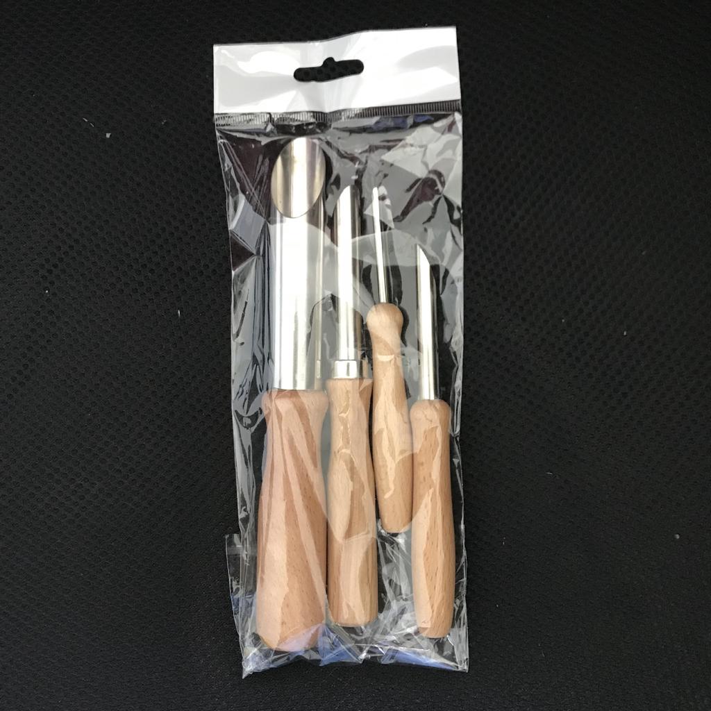 4 круглых дырокола, мягкая керамика, керамические инструменты для скульптуры, живопись, глина, основные инструменты