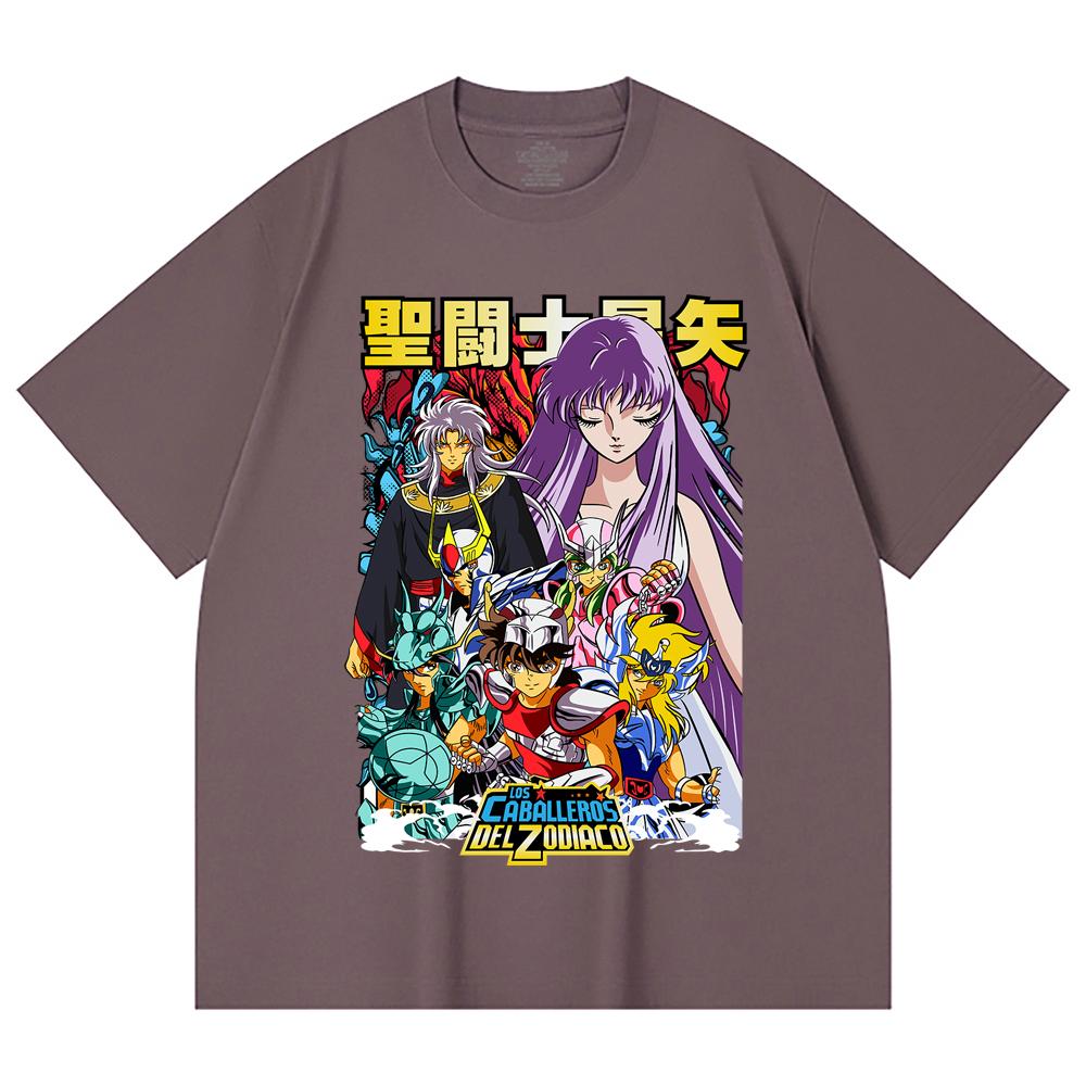 Унисекс футболка из 100% хлопка плотностью 230 г/м² с принтом Saint Seiya V2