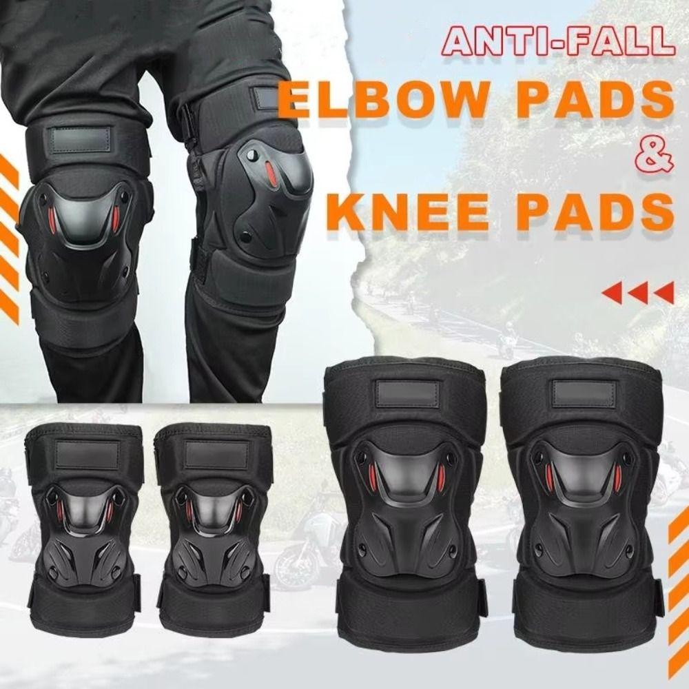 Breathable Motorcycle Kneepad Windproof Elbow Protector Motocross Knee Guard Electric Vehicle