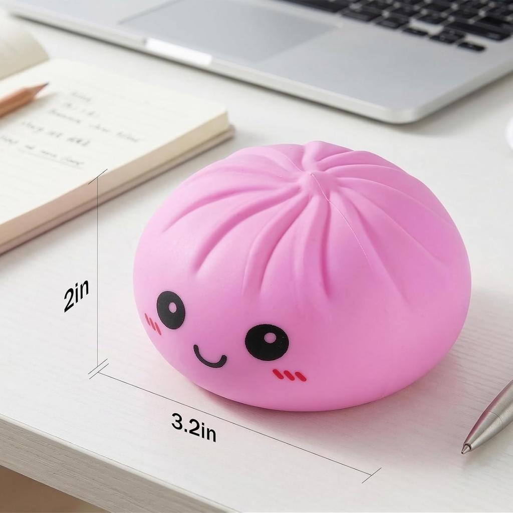 Jucarie 6cm Squishy Dumpling Surpriza Slow Rising Stress Relief Toy Random Surprise Baozi Plush