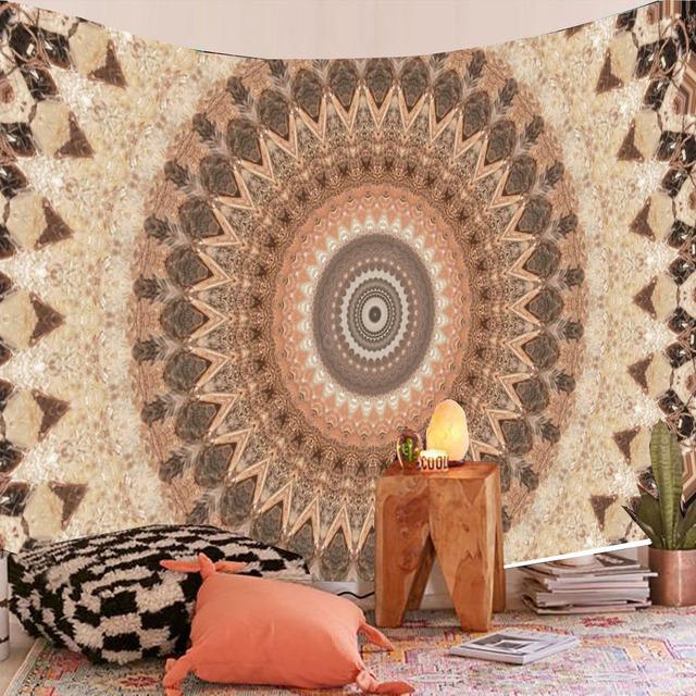 Indian Mandala Tapestry Wall Hanging Colorful Boho Home Decor Beach Throw Rug Blanket Room Decor Aesthetic Bohemian Tapestries