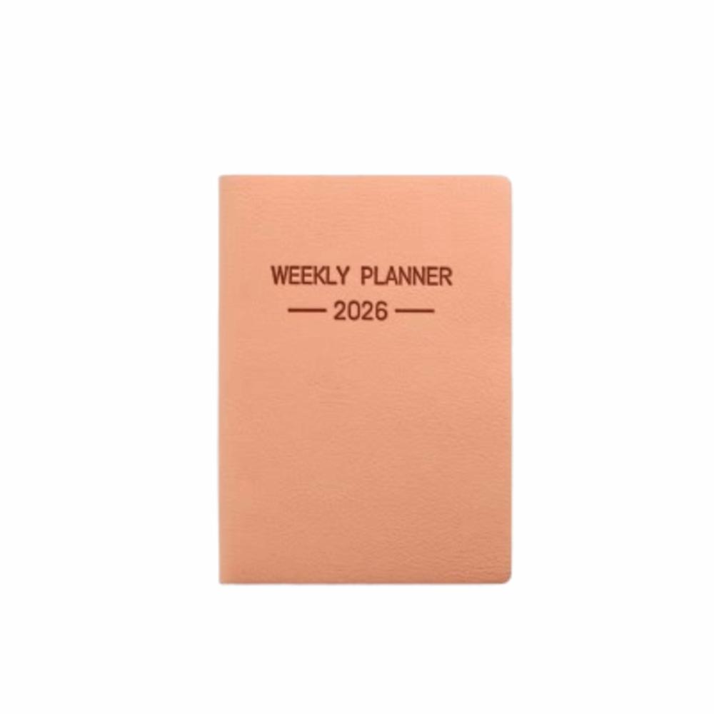 Softside 2026 Agenda Book Portable Journal Notebook Schedule Writing Pads A7 To Do Planner  Student